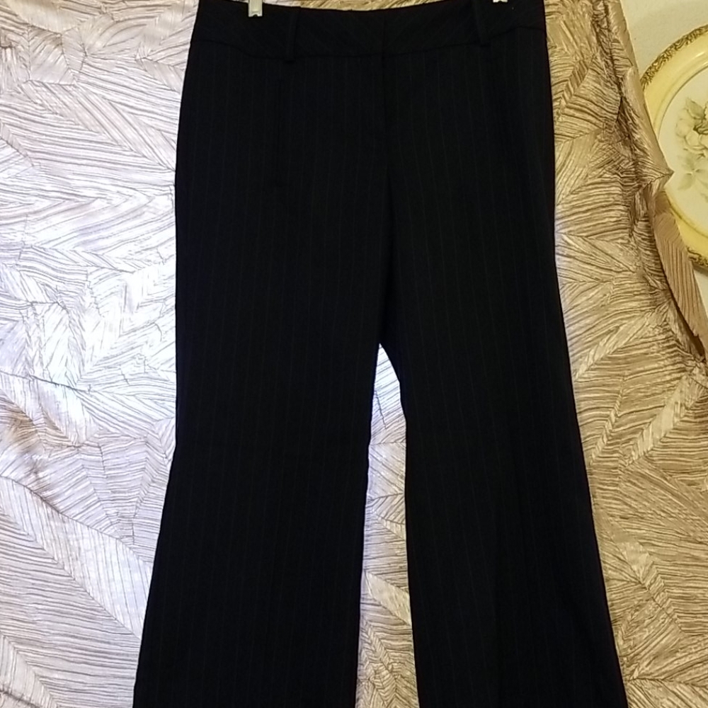 Ann taylor loft  pinstriped pant blue